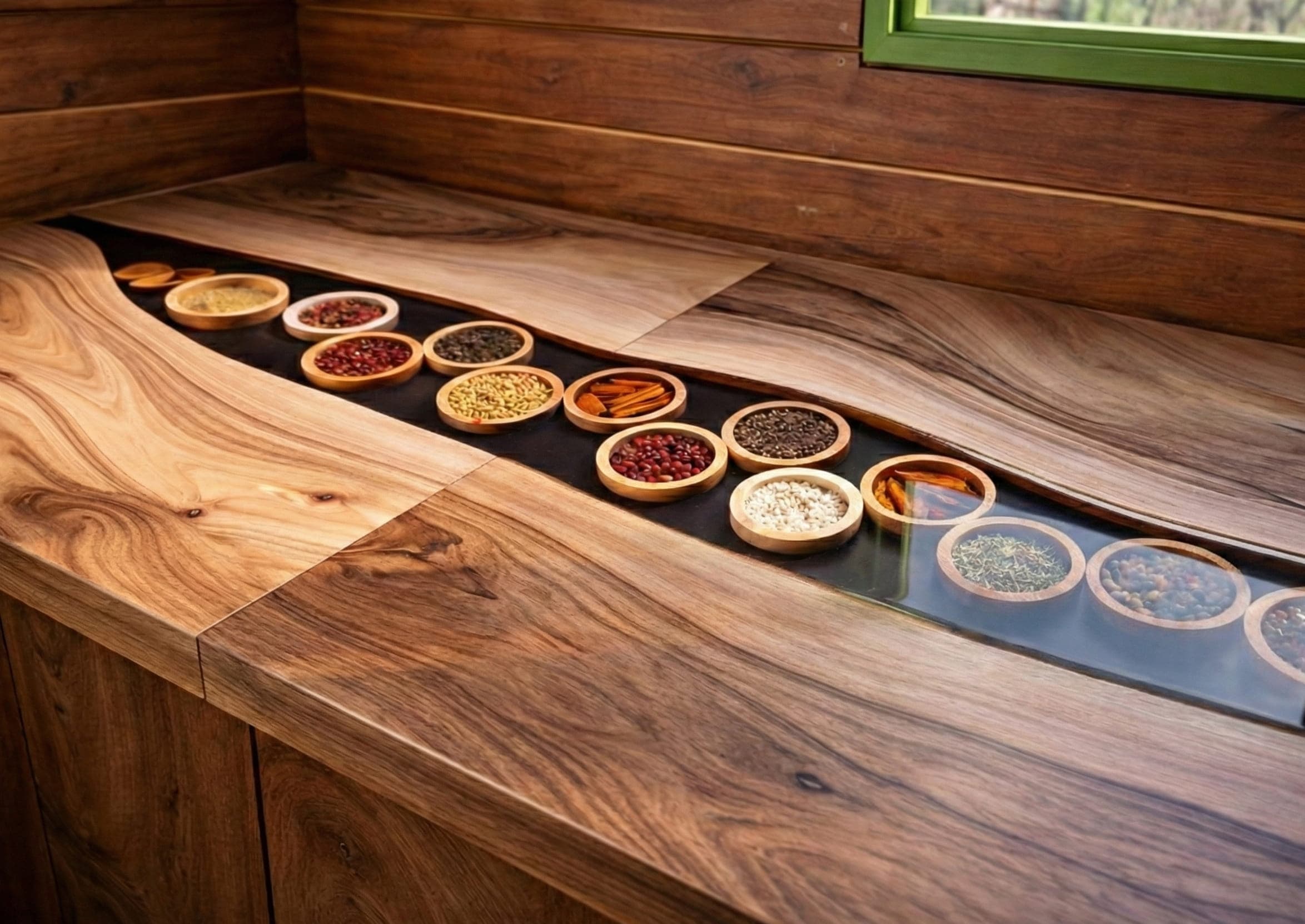 Stół z żywicą realizacja 1