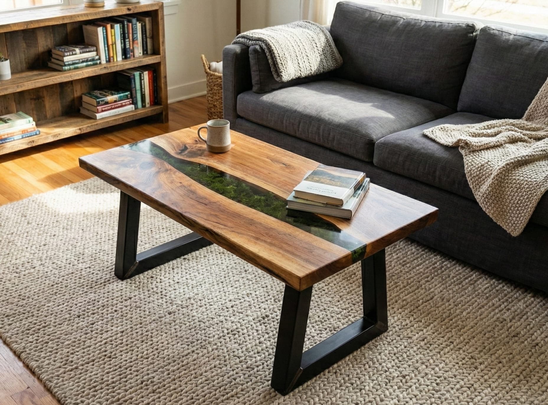 Stół z żywicą realizacja 2